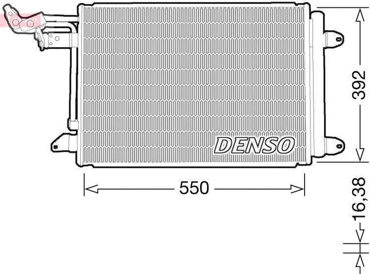 Radiator climatizare Denso DCN32032