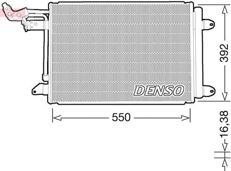 Radiator climatizare Denso DCN32032