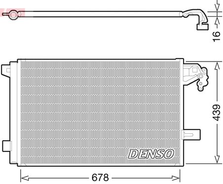Radiator climatizare Denso DCN32063