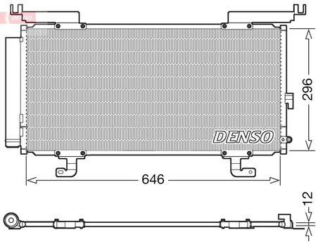 Radiator climatizare Denso DCN36004