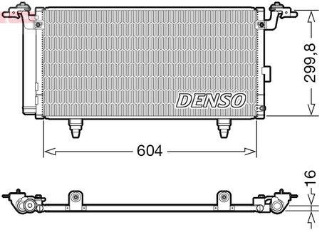 RADIATOR CLIMATIZARE DENSO DCN36005 - Compatibil cu SUBARU