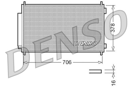 Radiator climatizare Denso DCN40002