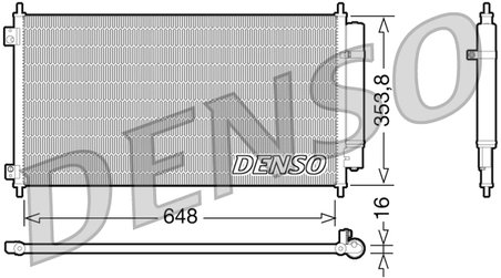 RADIATOR CLIMATIZARE DENSO DCN40010 - Piesa auto compatibila cu mai multe marci