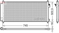 Radiator climatizare Denso DCN40026