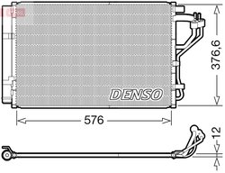 RADIATOR CLIMATIZARE DENSO DCN41010 - Compatibil cu HYUNDAI, KIA