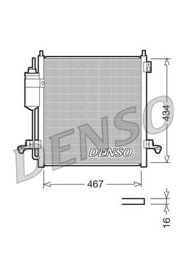 Radiator climatizare Denso DCN45001