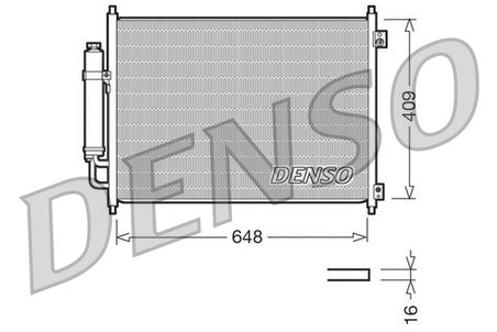 Radiator climatizare Denso DCN46001