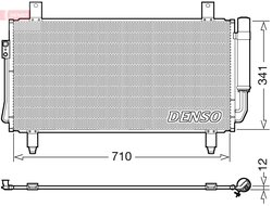 RADIATOR CLIMATIZARE DENSO DCN45006 - Compatibil cu MITSUBISHI