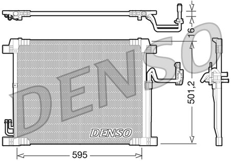 Radiator climatizare Denso DCN46012