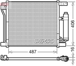 RADIATOR CLIMATIZARE DENSO DCN46021 - Compatibil cu NISSAN