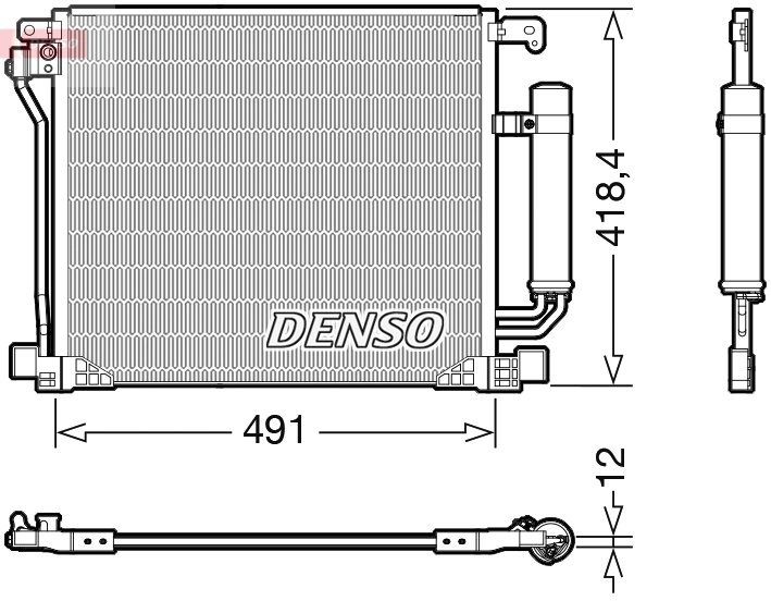 Radiator climatizare Denso DCN46025
