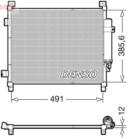 Radiator climatizare Denso DCN46031