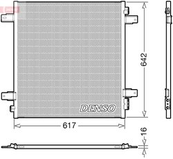 RADIATOR CLIMATIZARE DENSO DCN46027 - Compatibil cu INFINITI, NISSAN