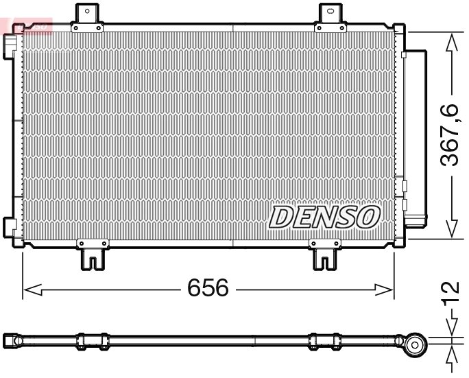 Radiator climatizare Denso DCN47009