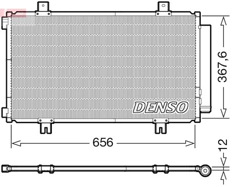 Radiator climatizare Denso DCN47009