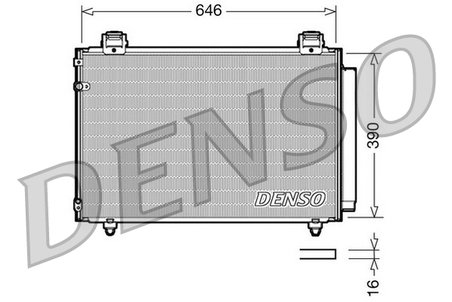 Radiator climatizare Denso DCN50024