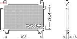 RADIATOR CLIMATIZARE DENSO DCN50028 - Compatibil cu TOYOTA