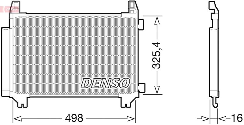 RADIATOR CLIMATIZARE DENSO DCN50028 - Compatibil cu TOYOTA