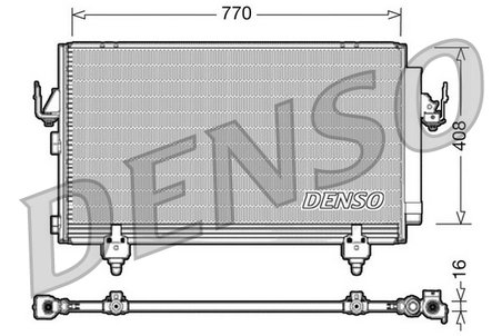 RADIATOR CLIMATIZARE DENSO DCN50031 - Compatibil cu TOYOTA
