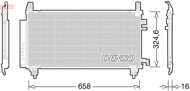 RADIATOR CLIMATIZARE DENSO DCN50046 - Compatibil cu TOYOTA
