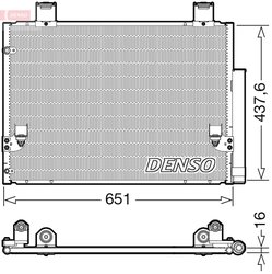 RADIATOR CLIMATIZARE DENSO DCN50057 - Compatibil cu TOYOTA