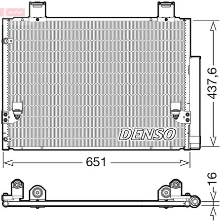 Radiator climatizare Denso DCN50057
