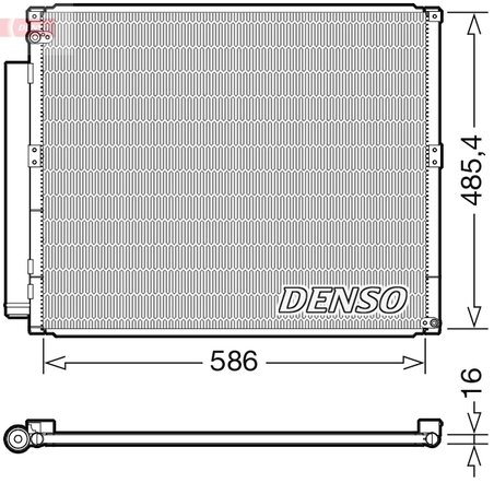 Radiator climatizare Denso DCN50113