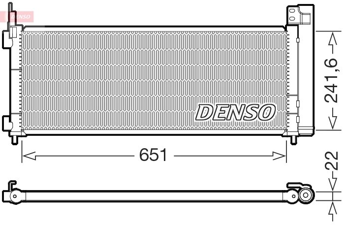 Radiator climatizare Denso DCN50123