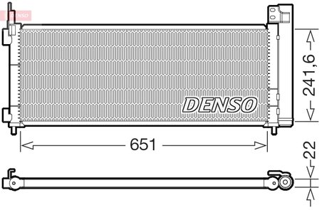 Radiator climatizare Denso DCN50123