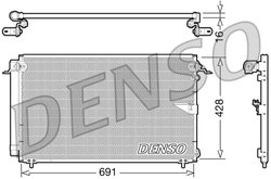 Radiator climatizare Denso DCN51008