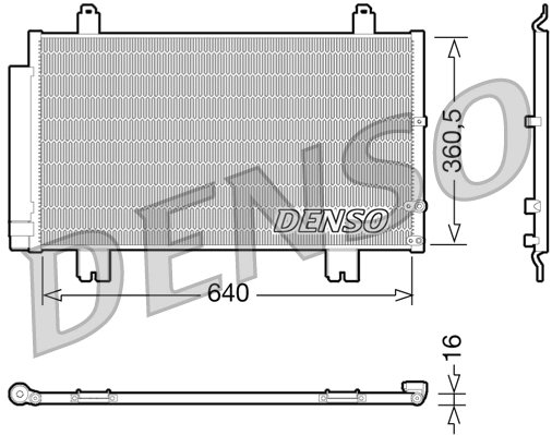 Radiator climatizare Denso DCN51005