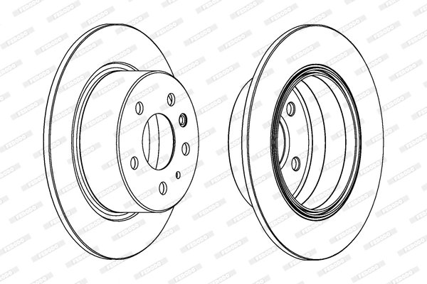 Disc frana Ferodo DDF003