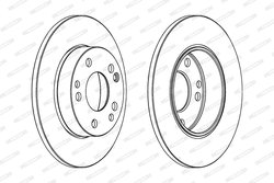 Disc frana Ferodo DDF053