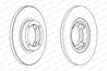 Disc frana Ferodo DDF1076C