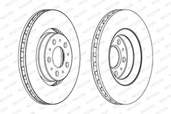 Disc frana Ferodo DDF1078C