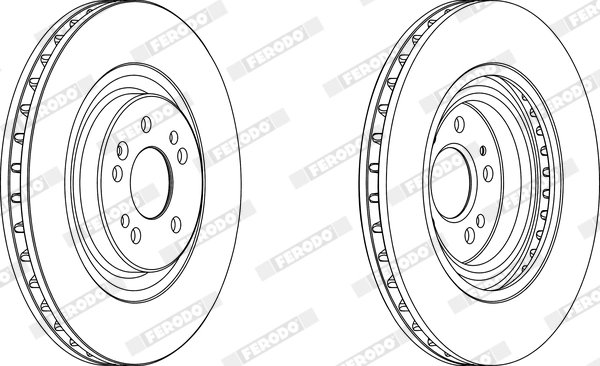 Disc frana Ferodo DDF1085C-1