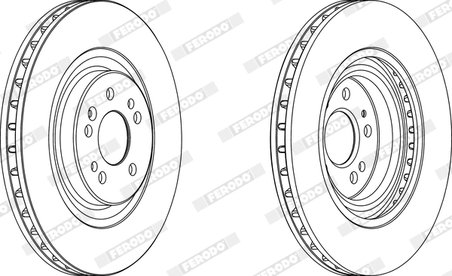 Disc frana Ferodo DDF1085C-1