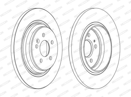 Disc frana Ferodo DDF1099C