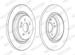 Disc frana Ferodo DDF1099C