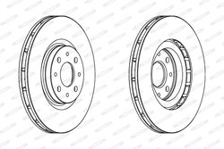 Disc frana Ferodo DDF1122