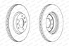 DISC FRANA FERODO DDF1132 - Compatibil cu CITROEN, PEUGEOT