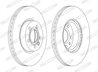 DISC FRANA FERODO DDF1160C - Compatibil cu FORD, SEAT, VW