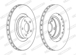 DISC FRANA FERODO DDF1175C - Compatibil cu SUBARU, TOYOTA