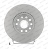Disc frana Ferodo DDF1218C