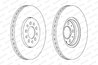 DISC FRANA FERODO DDF1221C - Compatibil cu AUDI, SEAT, SKODA, VW, VW (FAW)