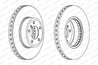 DISC FRANA FERODO DDF1242C-1 - Compatibil cu ALPINA, BMW