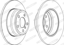 DISC FRANA FERODO DDF1255C-1 - Compatibil cu BMW