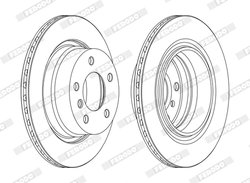 DISC FRANA FERODO DDF1285C - Compatibil cu BMW