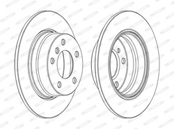 DISC FRANA FERODO DDF1303C - Compatibil cu BMW