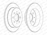 DISC FRANA FERODO DDF1358C - Compatibil cu ACURA, HONDA
